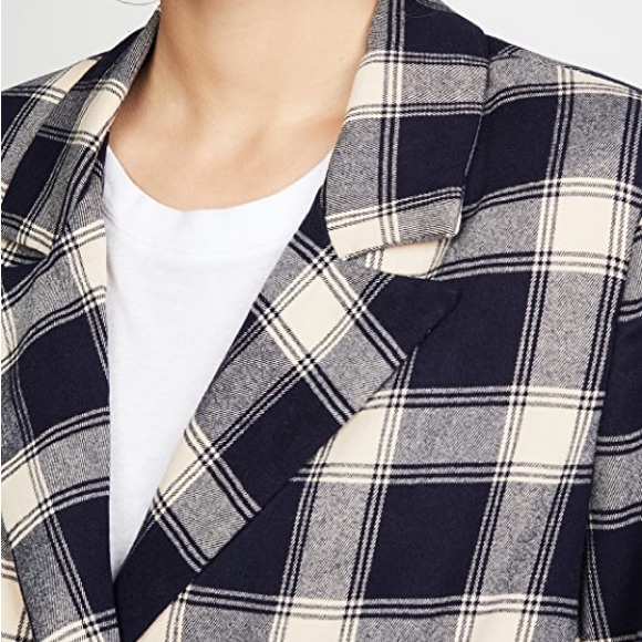 NWT Rolla’s Check Slouch Blazer Jacket Sz Medium Z145-12 - Picture 10 of 10